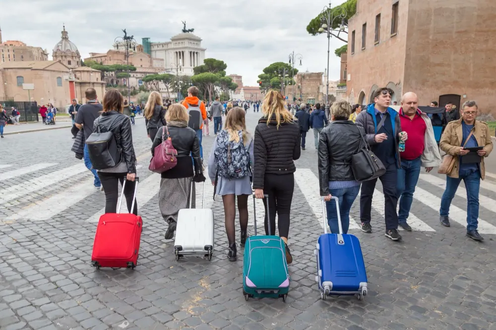 Group of Tourists